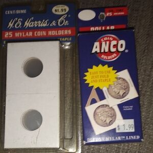 Coin Holders by H.E. Harris & Co. and ANCO